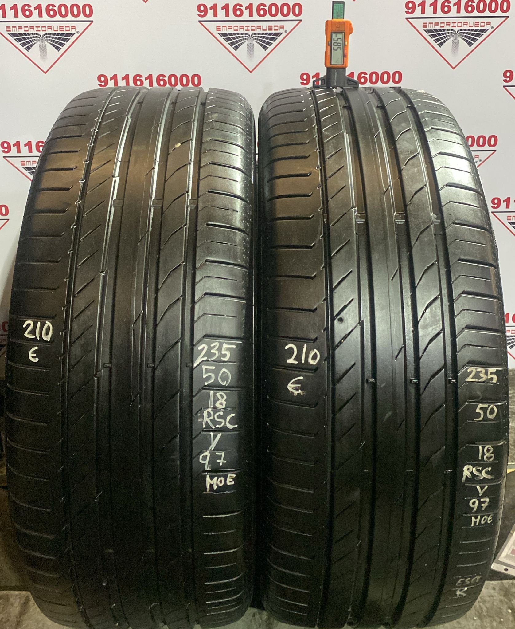 CONTINENTAL CONTISPORTCONTACT 5 USADO  235/50 R18 97 Y